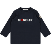 Moncler Baby Jongens T-Shirt Navy