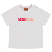Missoni Baby Meisjes T-Shirt Wit