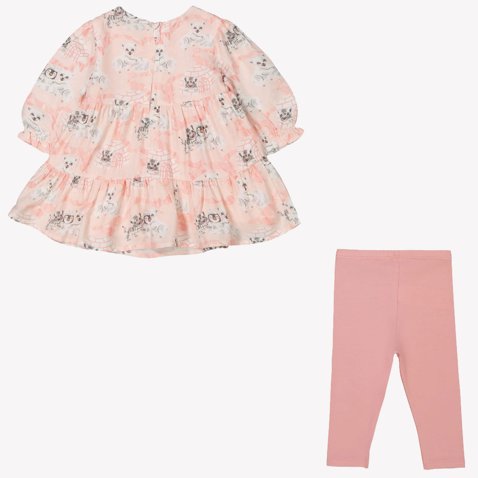 Kenzo Kids Baby Meisjes Jurk In Licht Roze