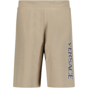 Versace Kids Boys Shorts Beige