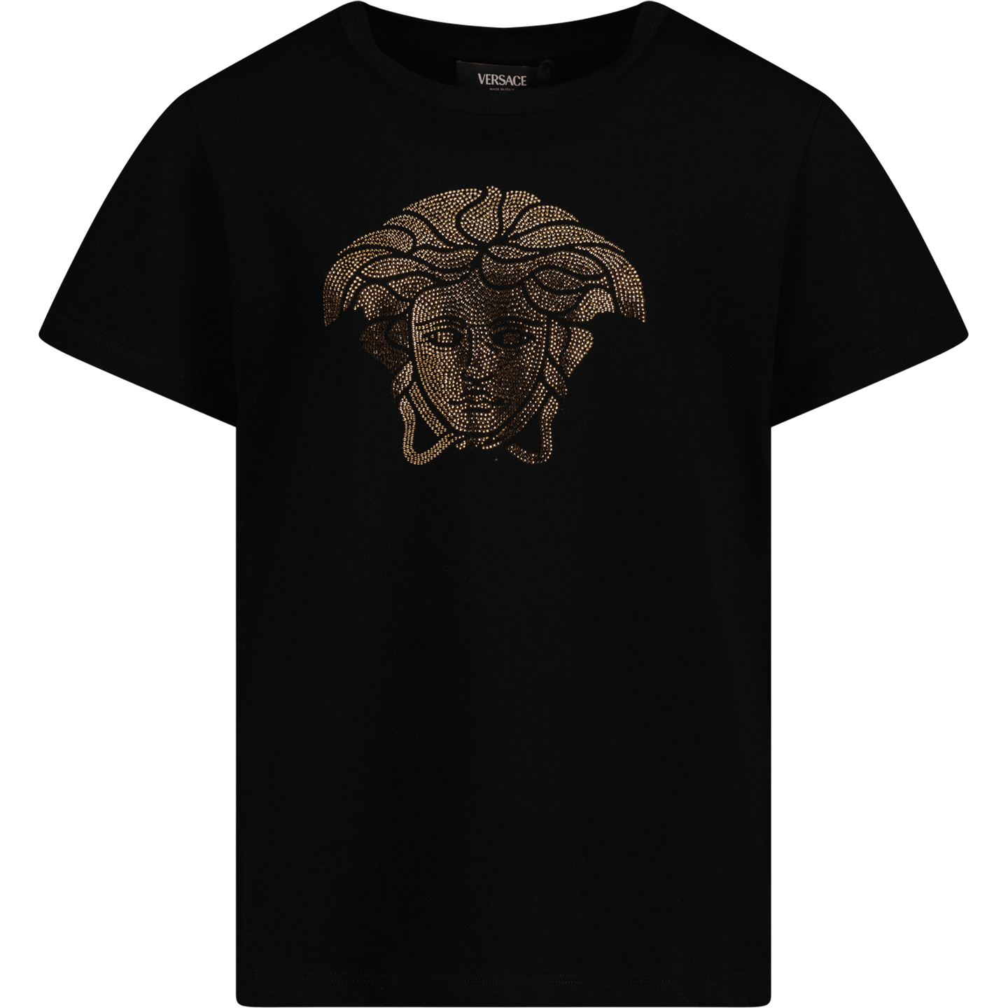 Versace Kinder Meisjes T-Shirt Zwart 4Y