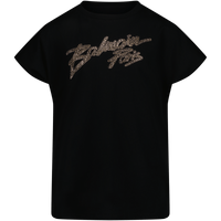 Balmain Kinder Meisjes T-Shirt Zwart 4Y