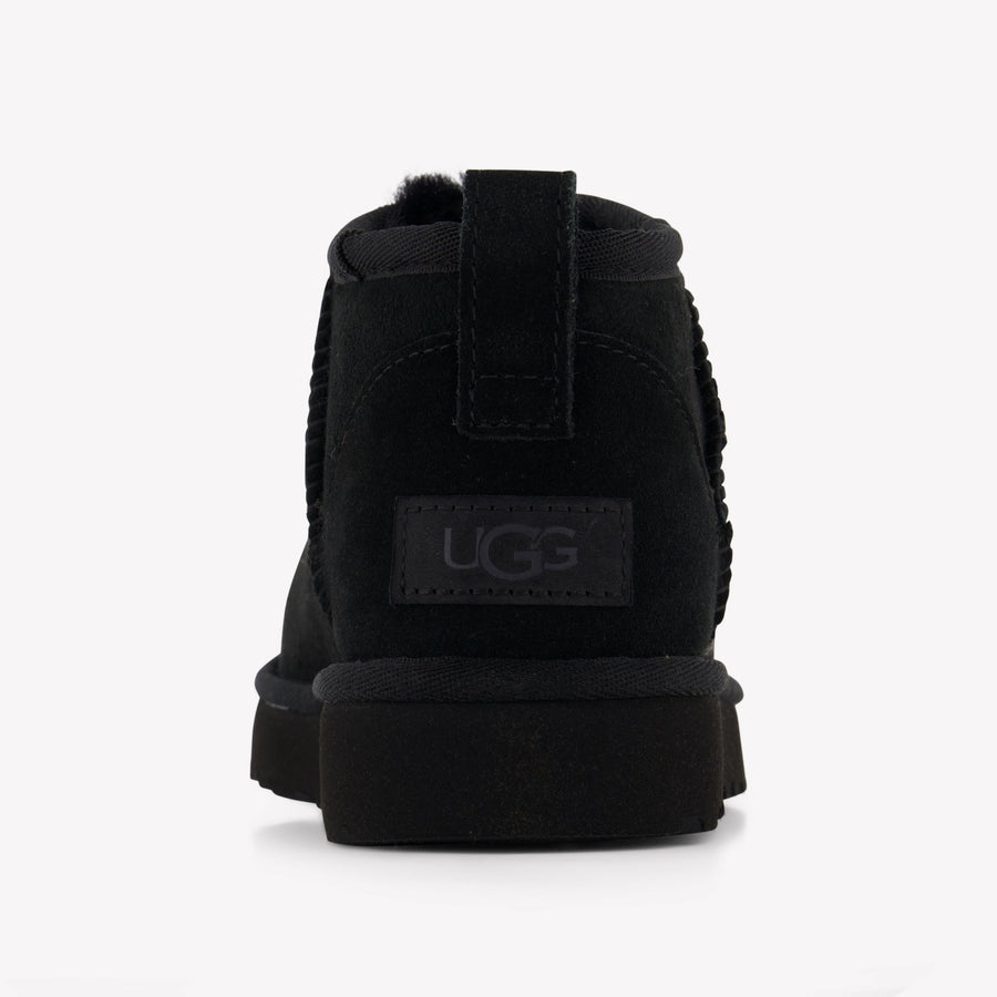 UGG Ultra Mini Unisex Kids Boots in Black