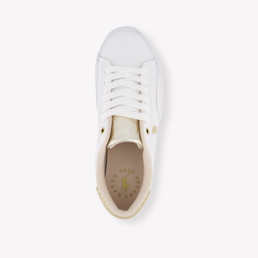 Ralph Lauren THERON V Meisjes Sneakers In Wit