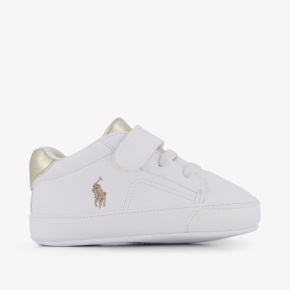 Ralph Lauren THERON Baby Jongens Sneakers In Wit