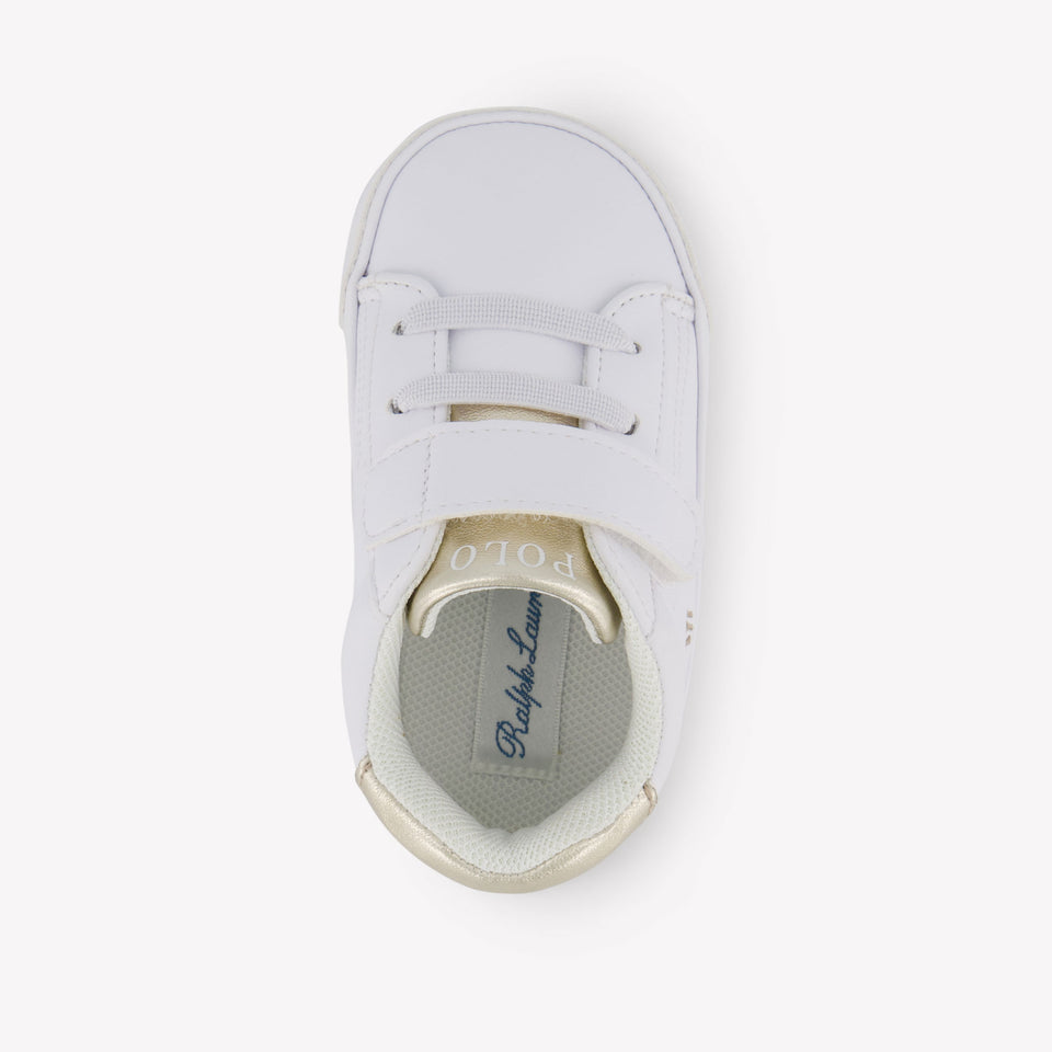Ralph Lauren THERON Baby Jongens Sneakers In Wit