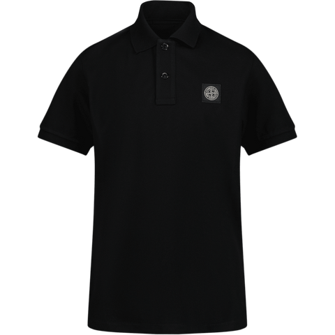Stone Island Kinder Jongens Polo Zwart