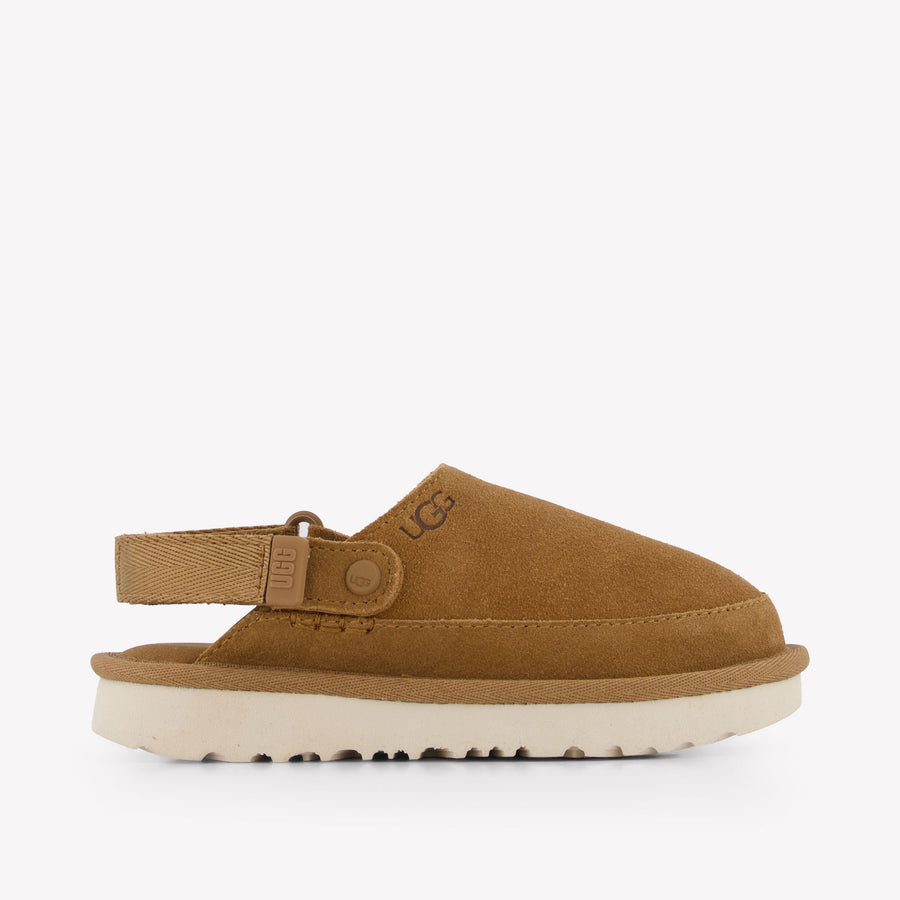UGG Golden Star Clog Kinder Meisjes Sloffen In Camel