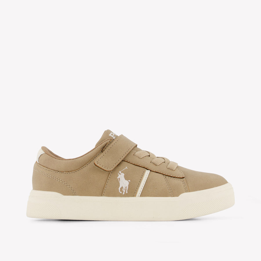 Ralph Lauren Kinder Jongens Sneakers In Beige