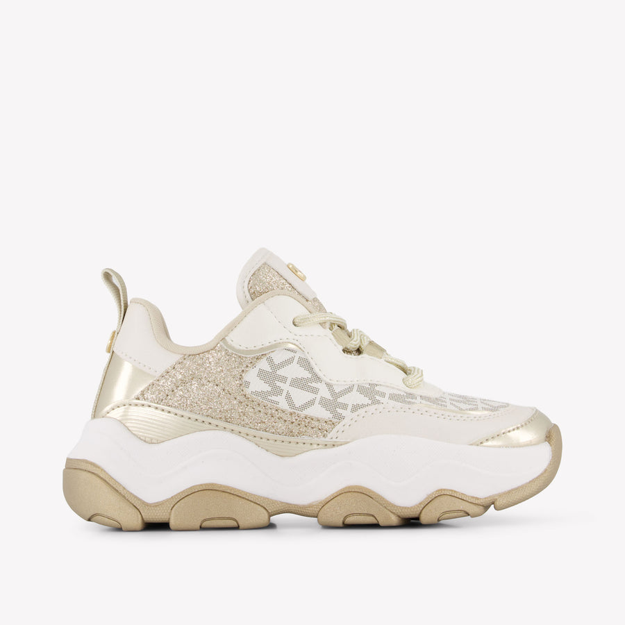 Michael Kors Atlas Girls Sneakers In Gold