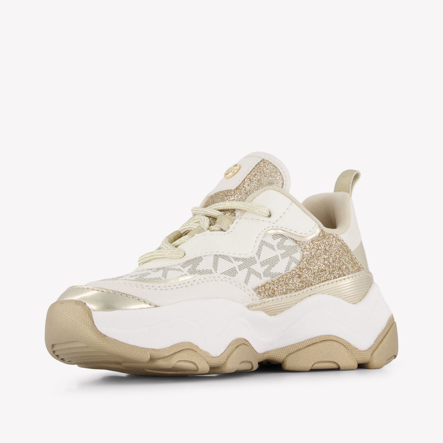 Michael Kors Atlas Girls Sneakers In Gold