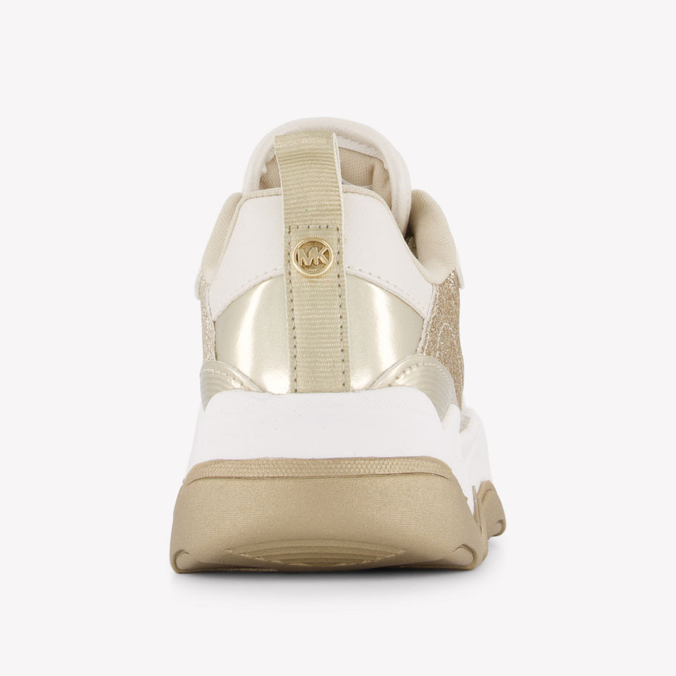 Michael Kors Atlas Meisjes Sneakers In Goud