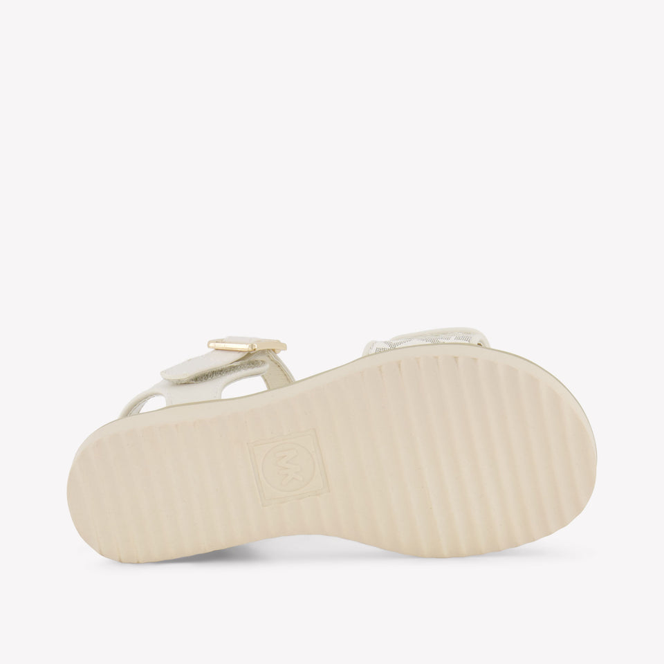 Michael Kors BRANDY KIERAN Meisjes Sandalen In Off White