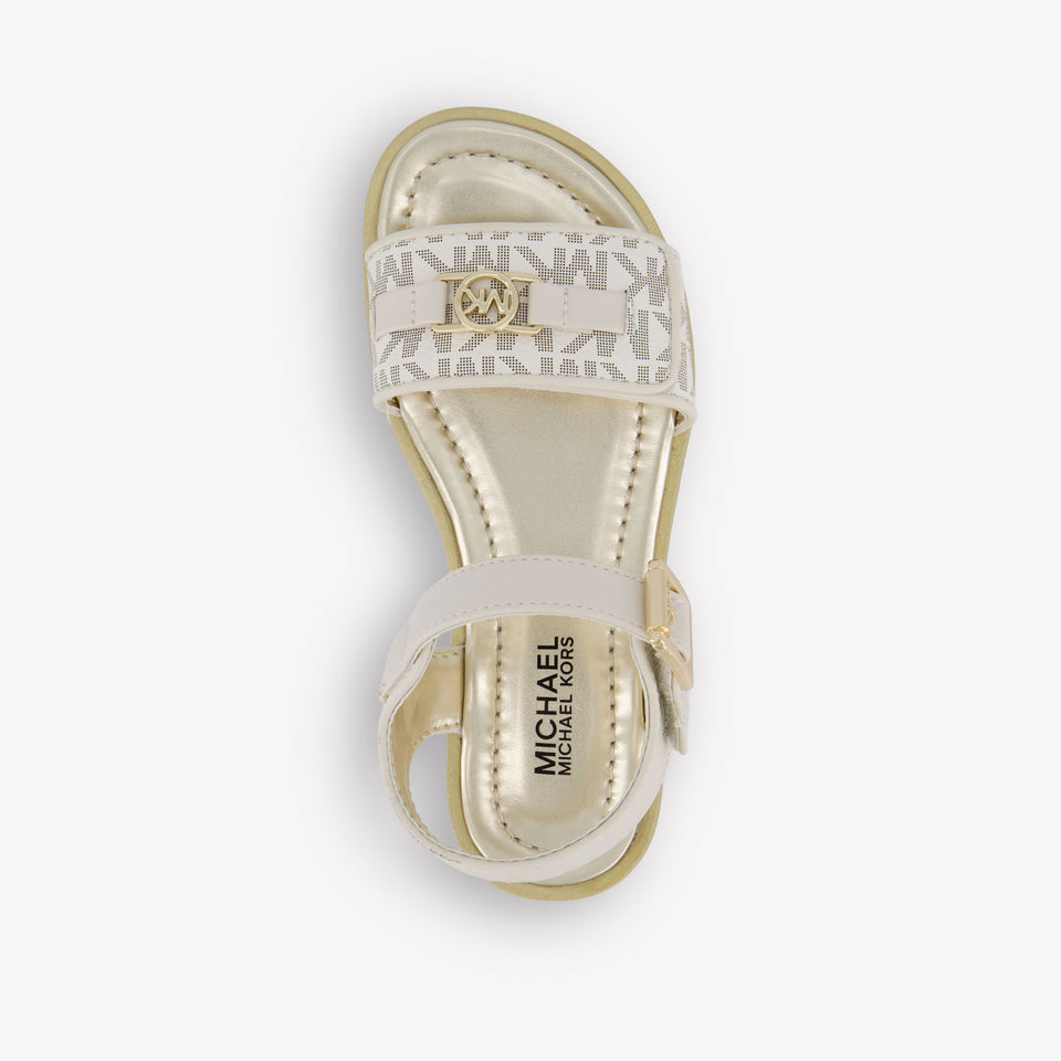 Michael Kors BRANDY KIERAN Meisjes Sandalen In Off White
