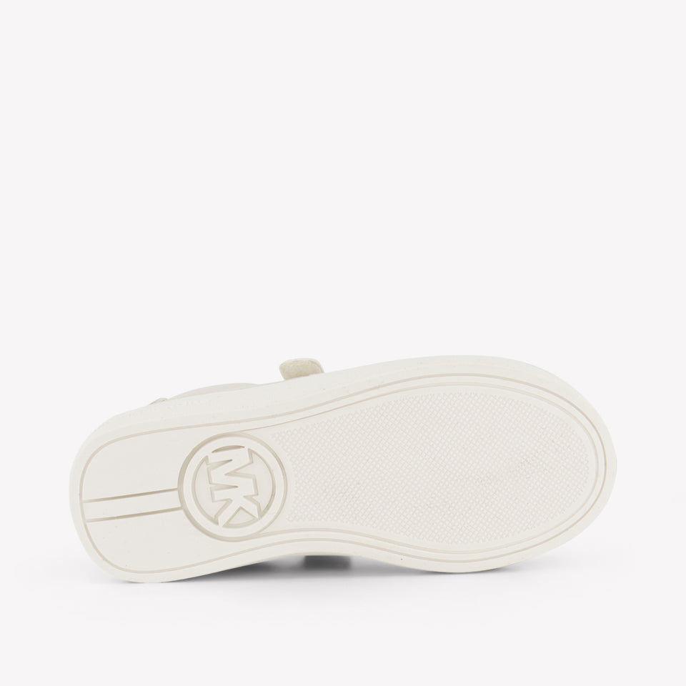 Michael Kors Jem Finn Meisjes Sneakers In Off White