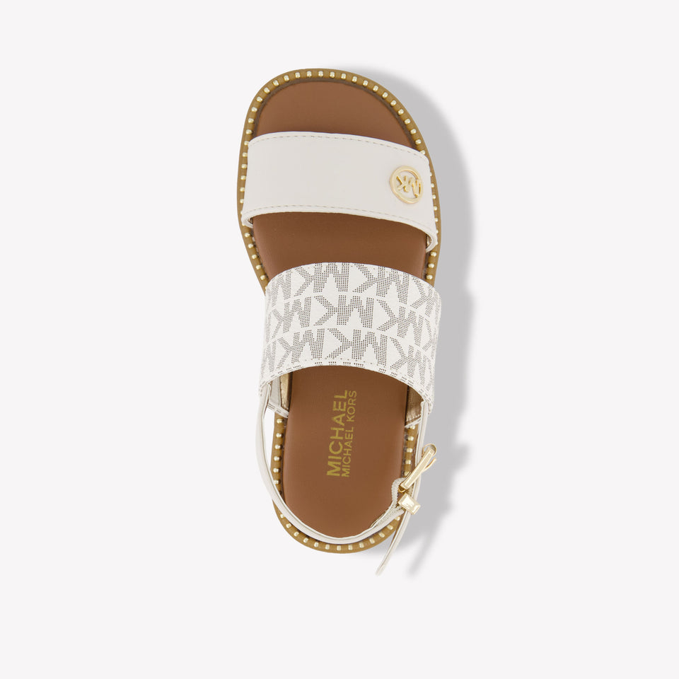 Michael Kors JAGGER MAXSON II Meisjes Sandalen In Off White
