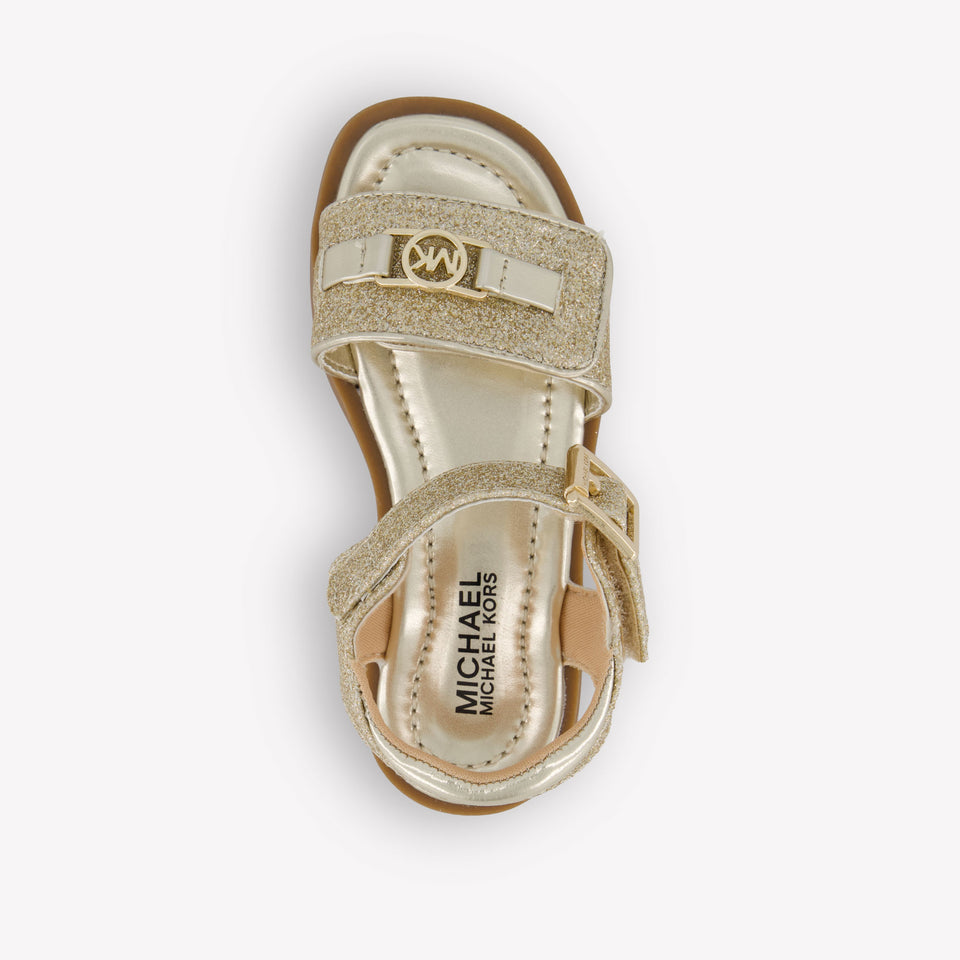 Michael Kors KIERAN Girls Sandals In Gold