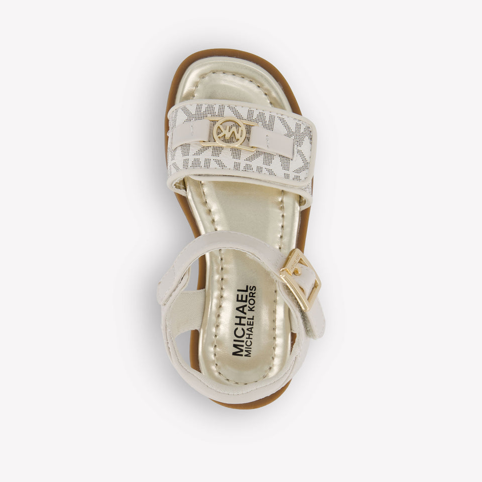 Michael Kors KIERAN Girls Sandals In OffWhite