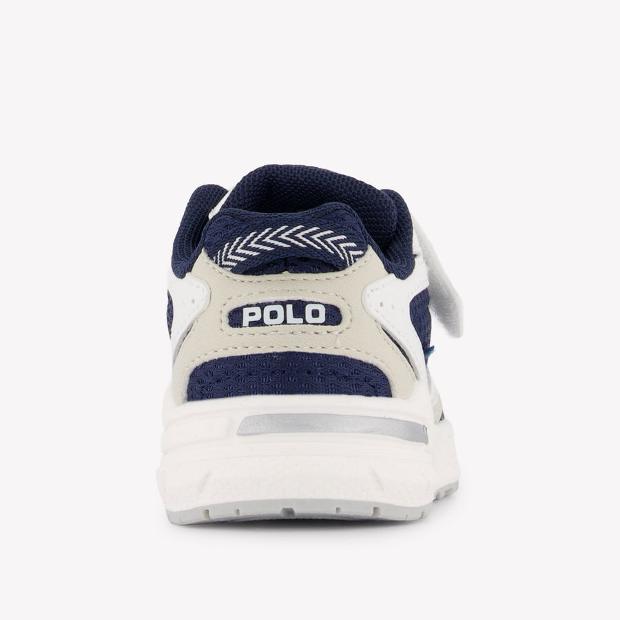 Ralph Lauren Trackster 275 Jongens Sneakers In Wit
