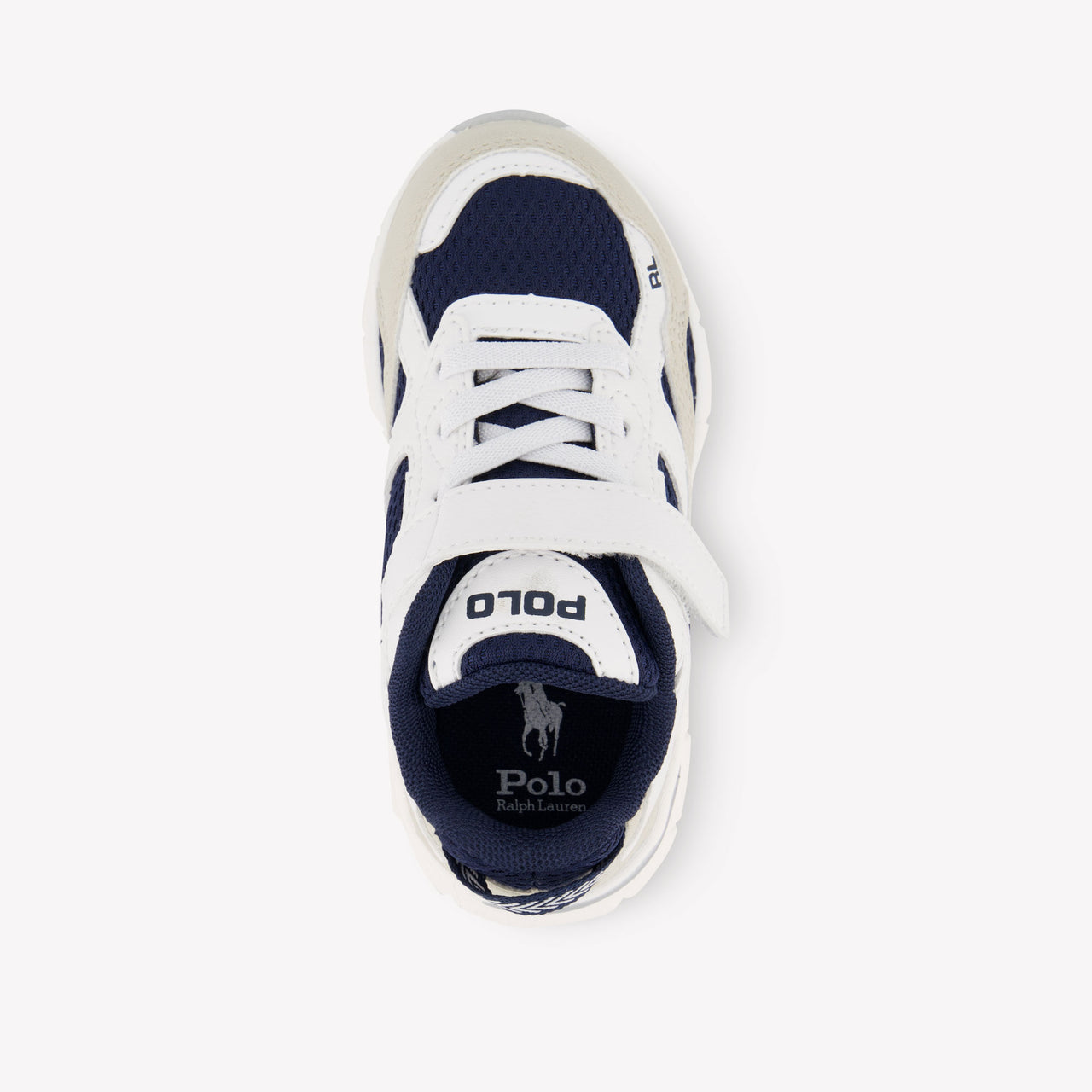 Ralph Lauren Trackster 275 Jongens Sneakers In Wit
