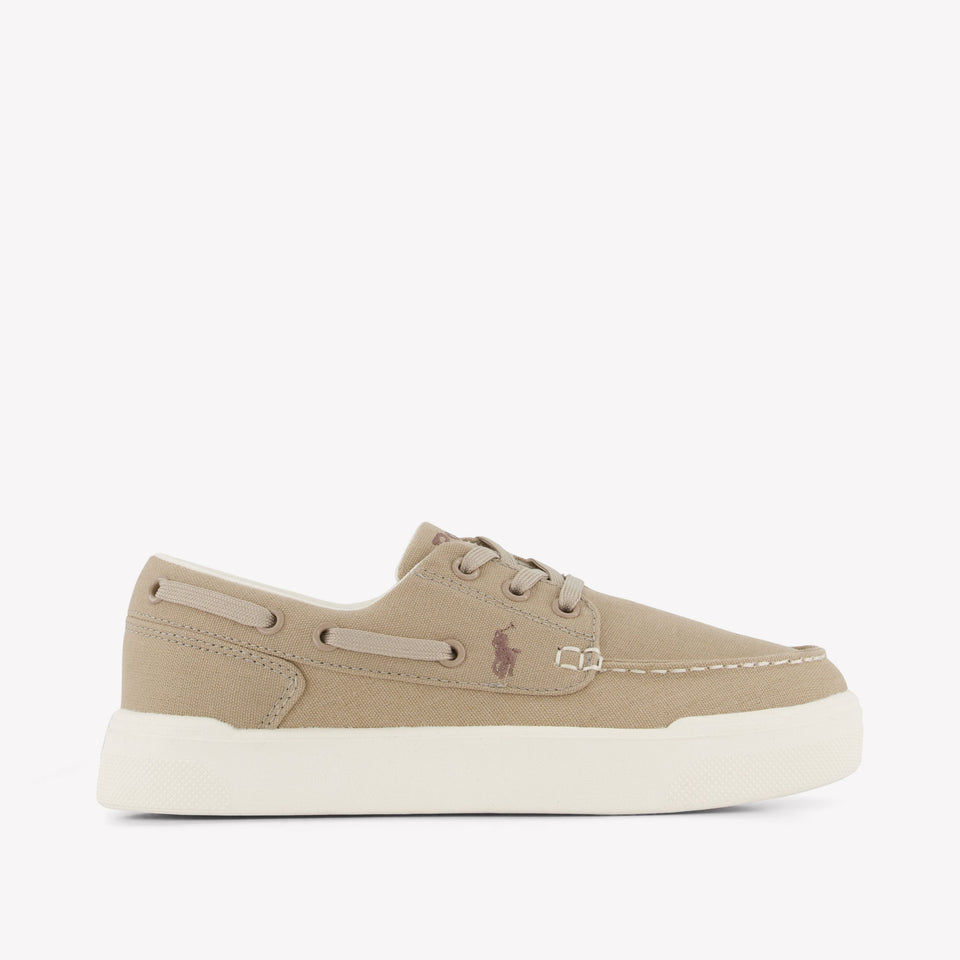 Ralph Lauren FRAZIER BOAT Jongens Sneakers In Beige