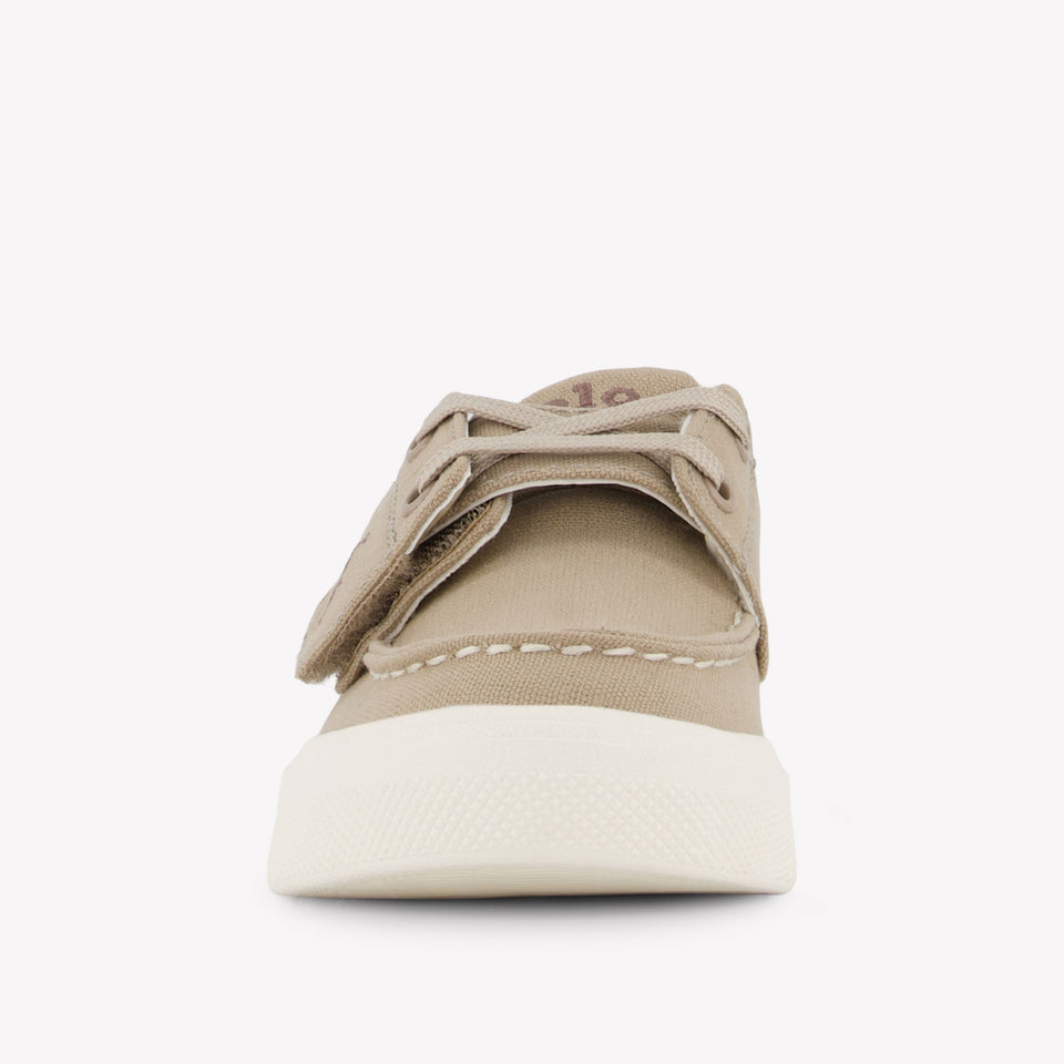 Ralph Lauren FRAZIER BOAT EZ Jongens Sneakers In Beige