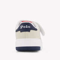Ralph Lauren MASTERS COURT Jongens Sneakers In Licht Beige