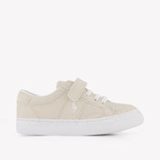 Ralph Lauren RYLEY PS Jongens Sneakers In Licht Beige