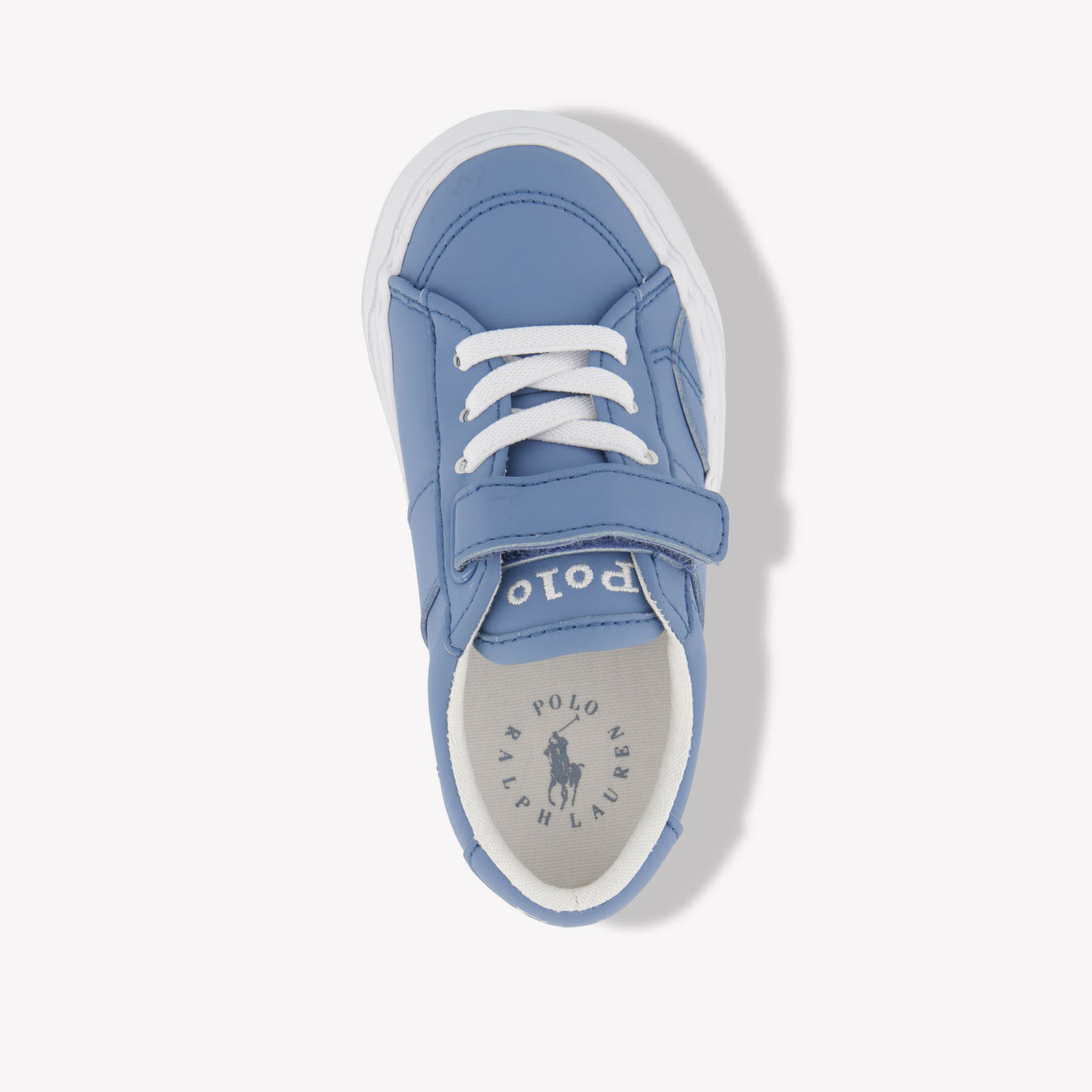 Ralph Lauren RYLEY PS Jongens Sneakers In Licht Blauw