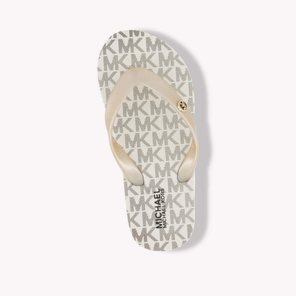 Michael Kors JINX Meisjes Slippers In Goud