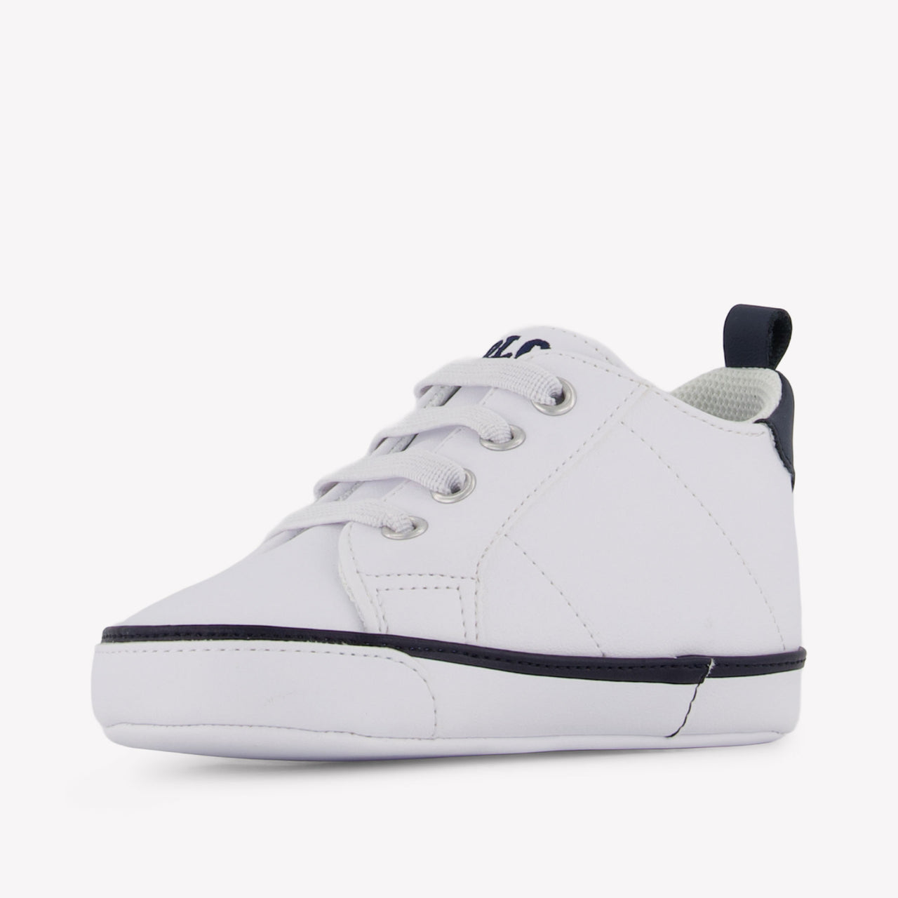 Ralph Lauren QUILTON BEAR Baby Boys Sneakers In White
