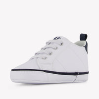 Ralph Lauren QUILTON BEAR Baby Boys Sneakers In White