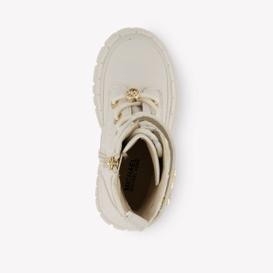 Michael Kors Meisjes Laarzen In Off White