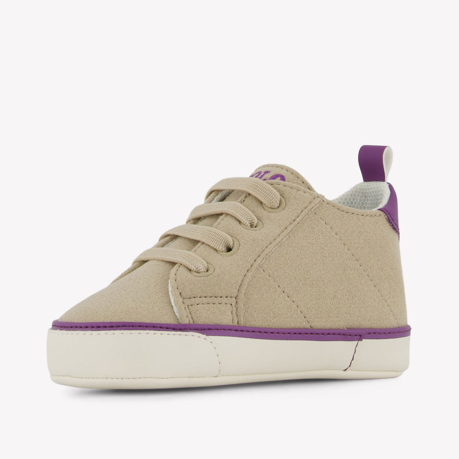 Ralph Lauren Baby Jongens Sneakers In Camel
