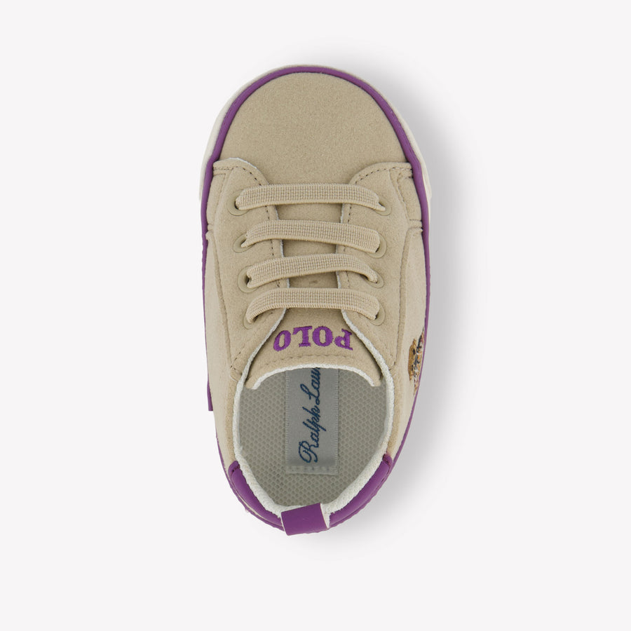 Ralph Lauren Baby Jongens Sneakers In Camel