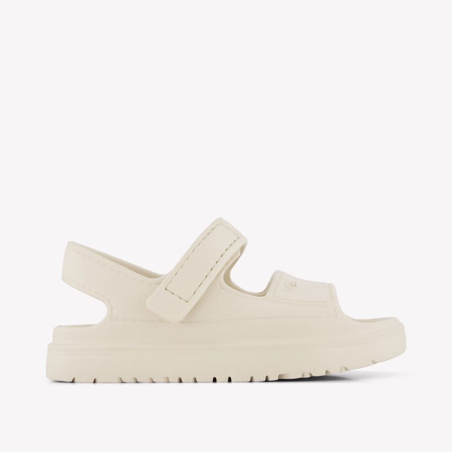 UGG Golden Glow Unisex Kids Sandals in Light Beige