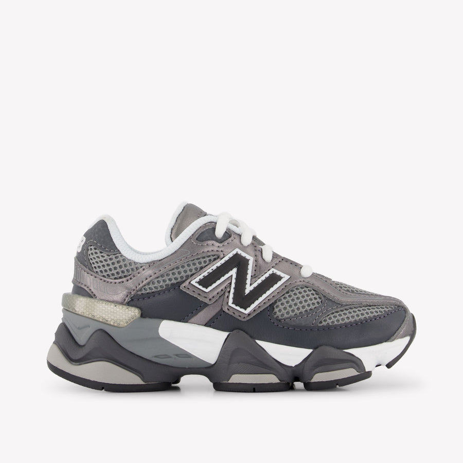 New Balance P9060 Kinder Unisex Sneakers in Donker Grijs