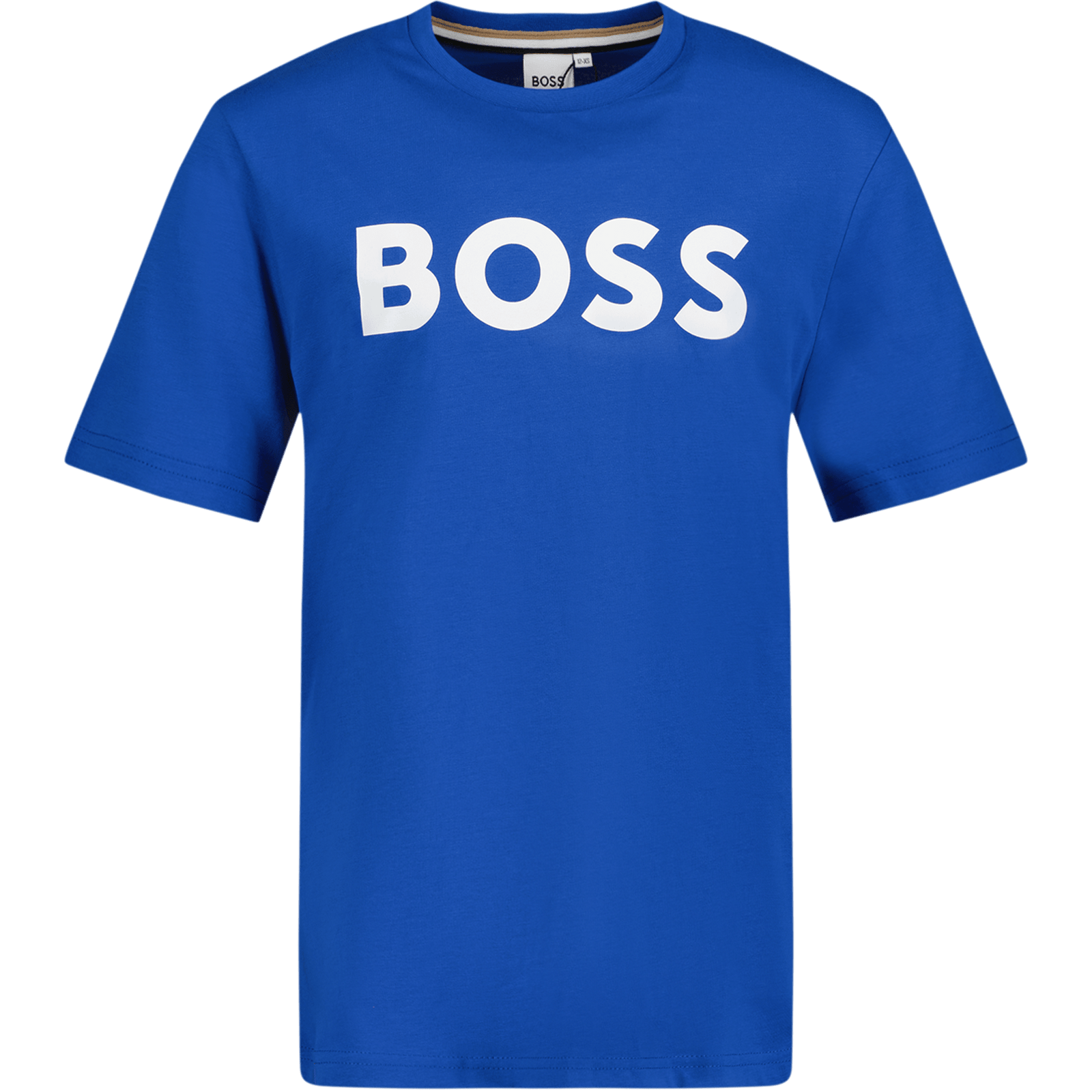 Boss Kinder Jongens T-Shirt Cobalt Blauw 4Y