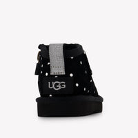 UGG Classic Ultra Mini Shiny Dots Girls Boots in Black