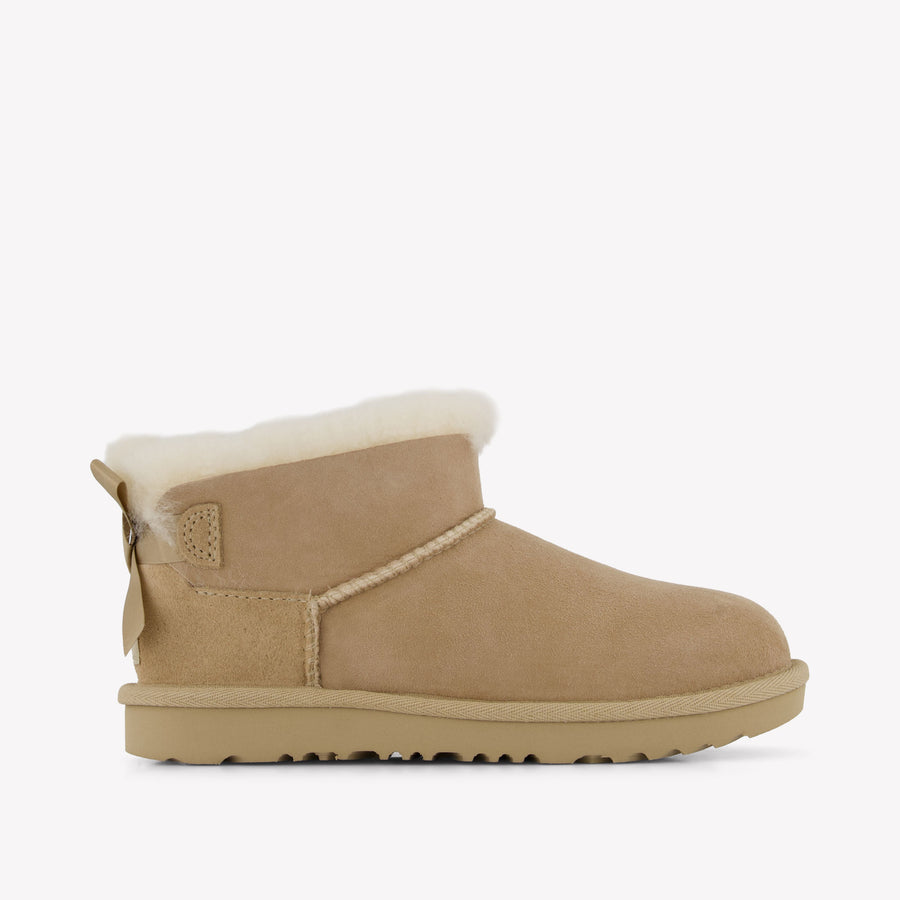 UGG Ultra Mini Bailey Bow Kinder Meisjes Laarzen In Zand