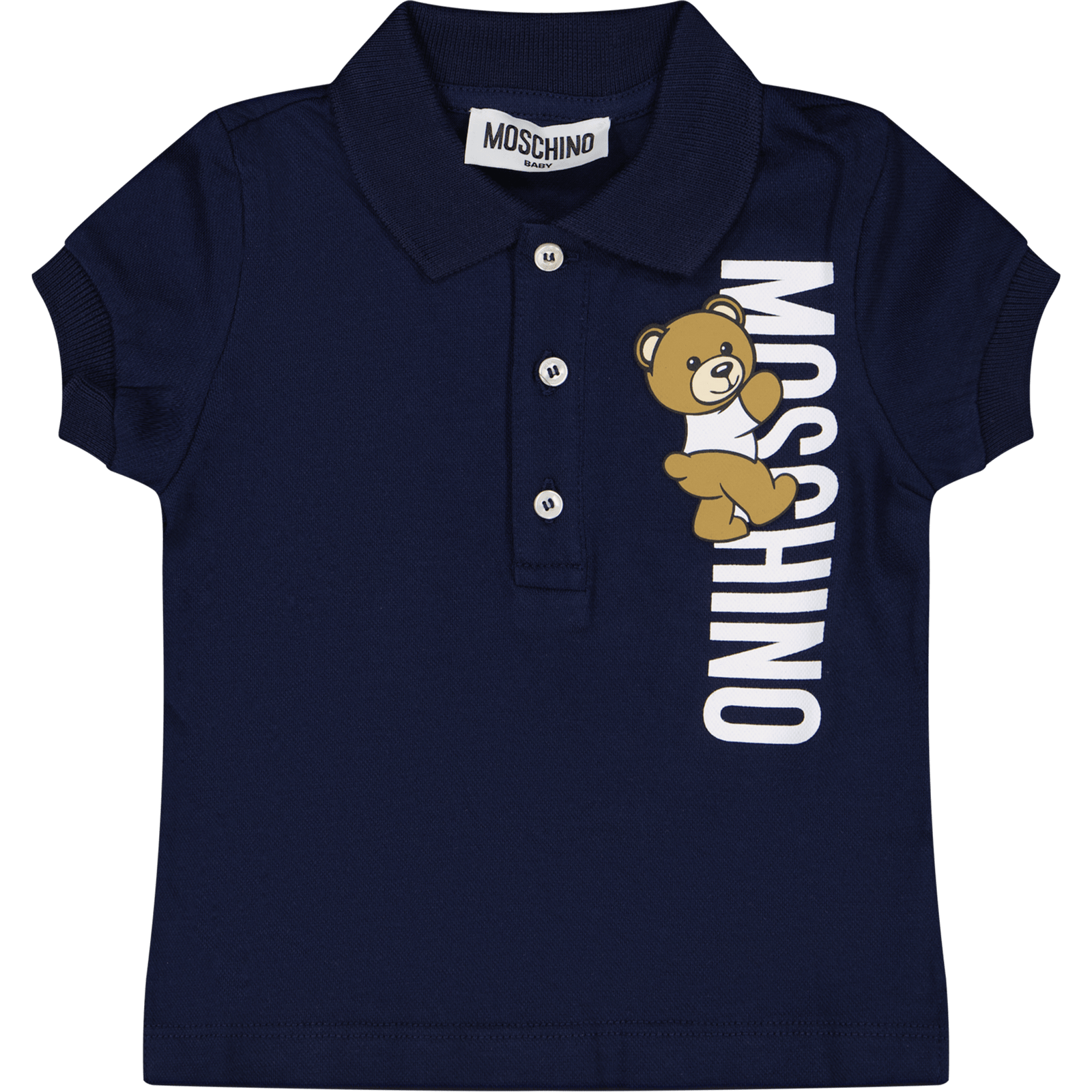 Moschino Baby Jongens Polo Navy 3/6