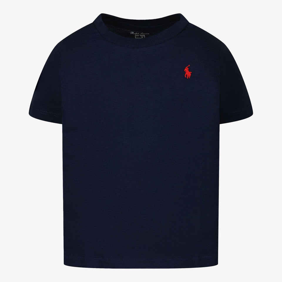 Ralph Lauren Baby Jongens T-Shirt In Navy