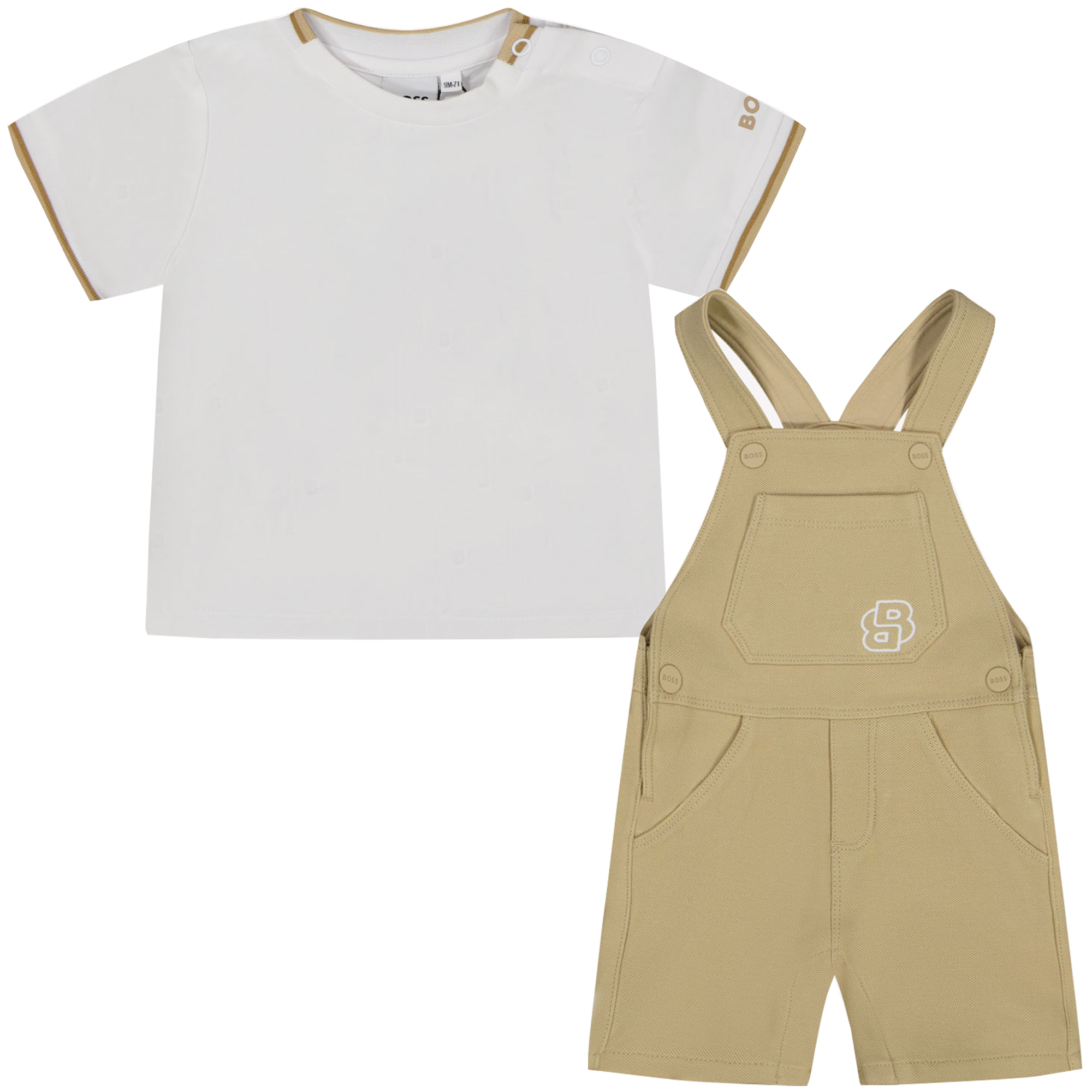 Boss Baby Jongens Setje In Licht Beige