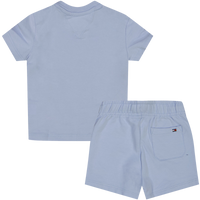 Tommy Hilfiger Baby Jongens Setje In Licht Blauw