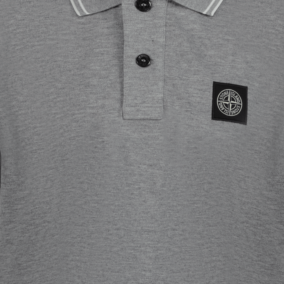 Stone Island Kinder Jongens Polo Grijs