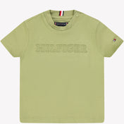 Tommy Hilfiger Baby Jongens T-shirt Olijf Groen