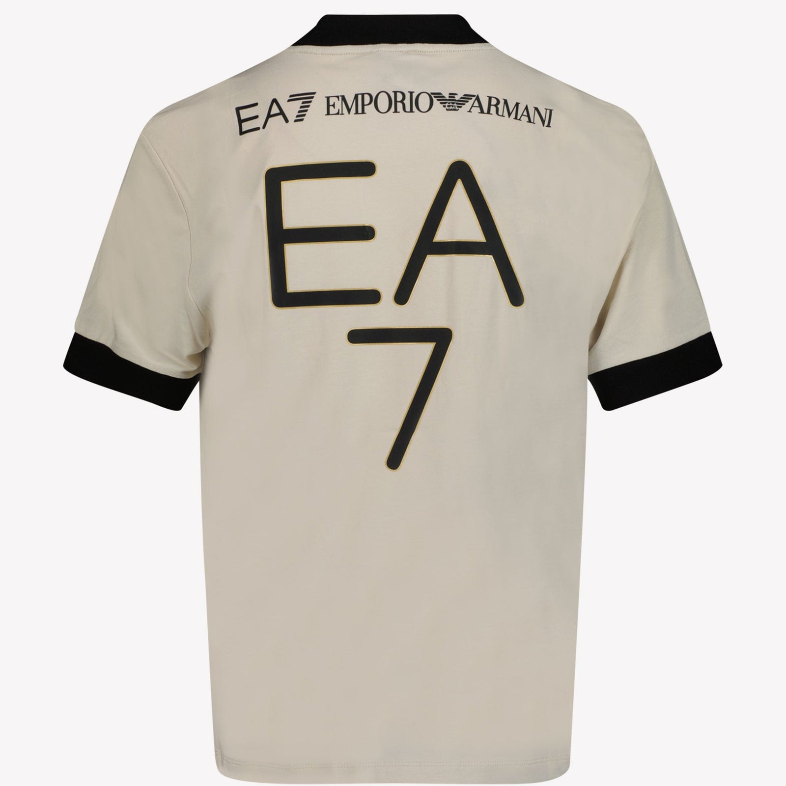EA7 Kinder Jongens T-Shirt Beige 4Y