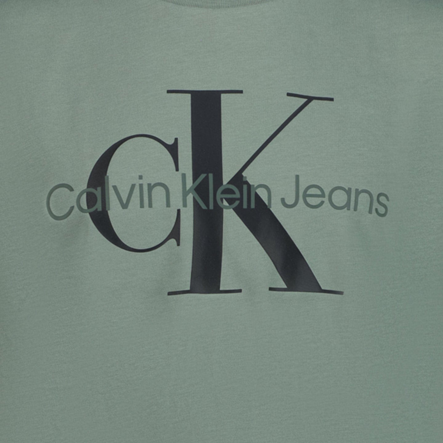 Calvin Klein Unisex T-shirt Groen 4Y