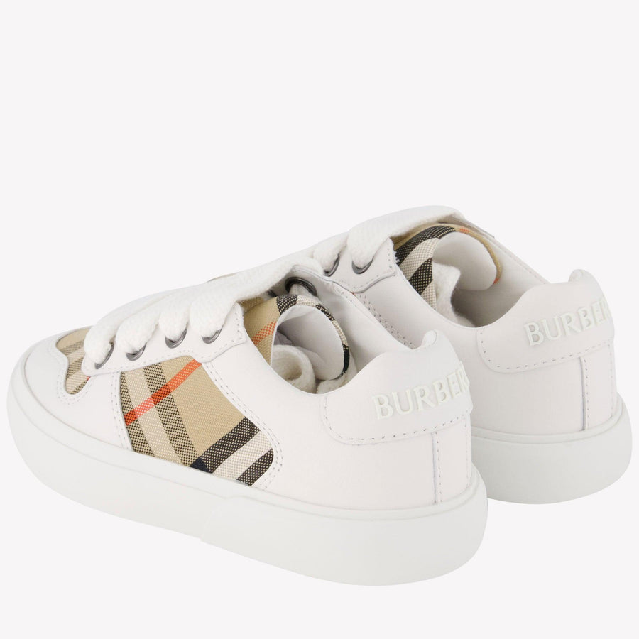 Burberry Noah Unisex Sneakers In Wit