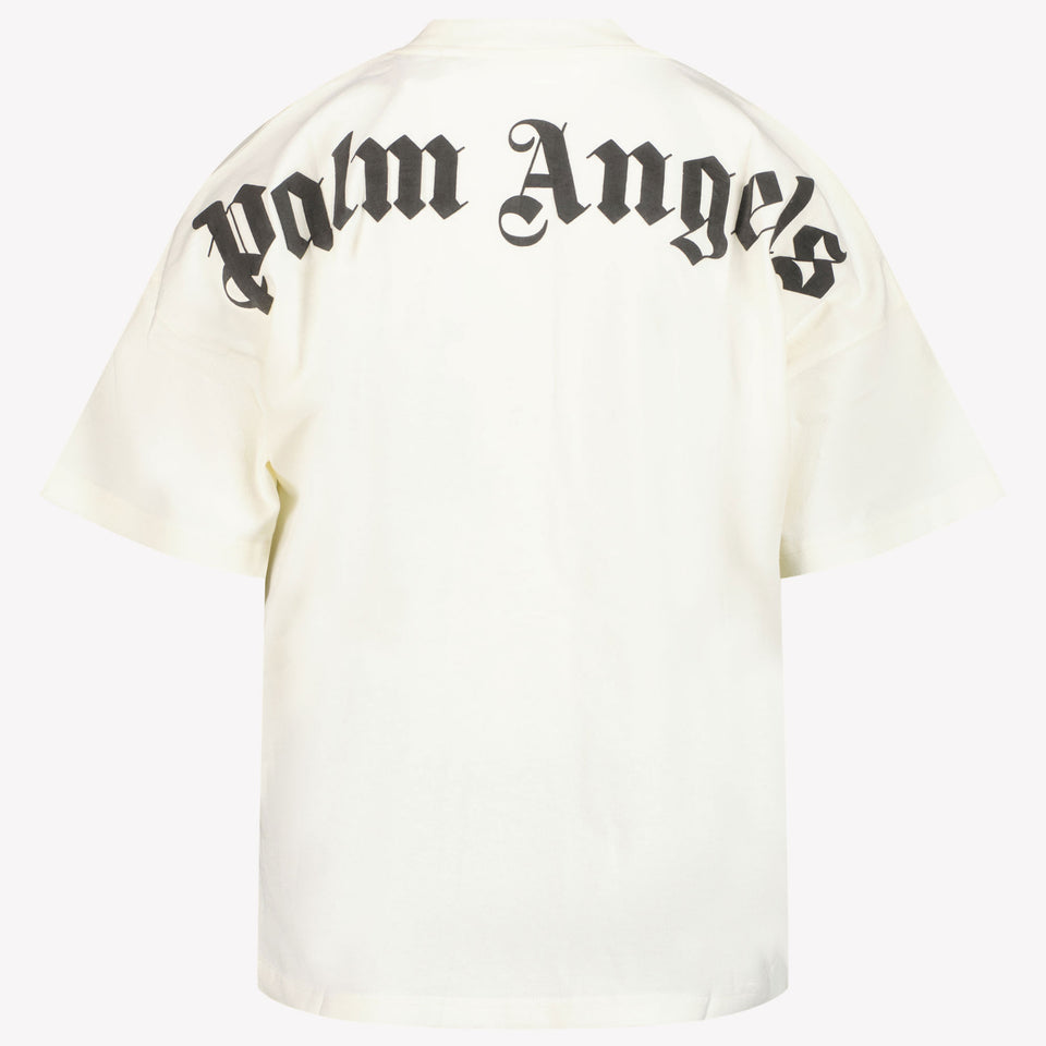 Palm Angels Jongens T-shirt Ecru